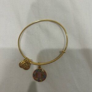 alex and ani bracelet Peace Love Music Rafalian Gold